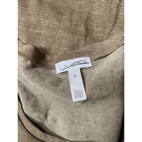 LEITH bodycon ruched tank dress BNWOT sz Medium tulip hem - Picture 5 of 6